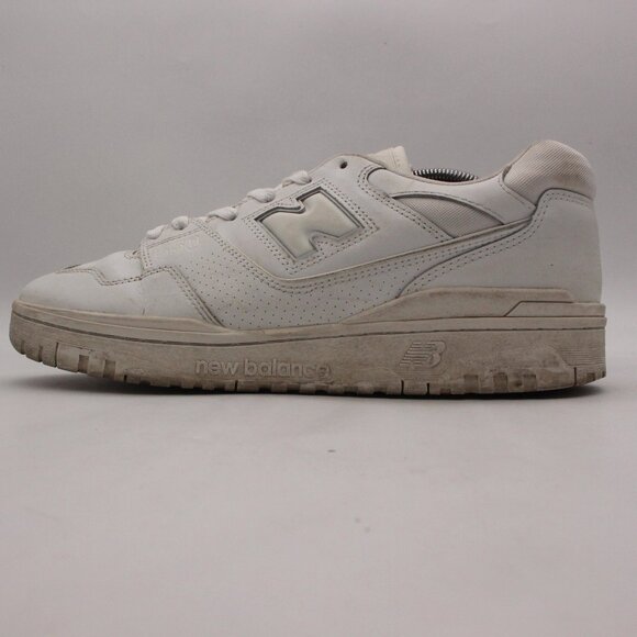 New Balance 550 Men's Size 12 D Tripe White Leather Sneakers BB550WWW - Picture 4 of 11